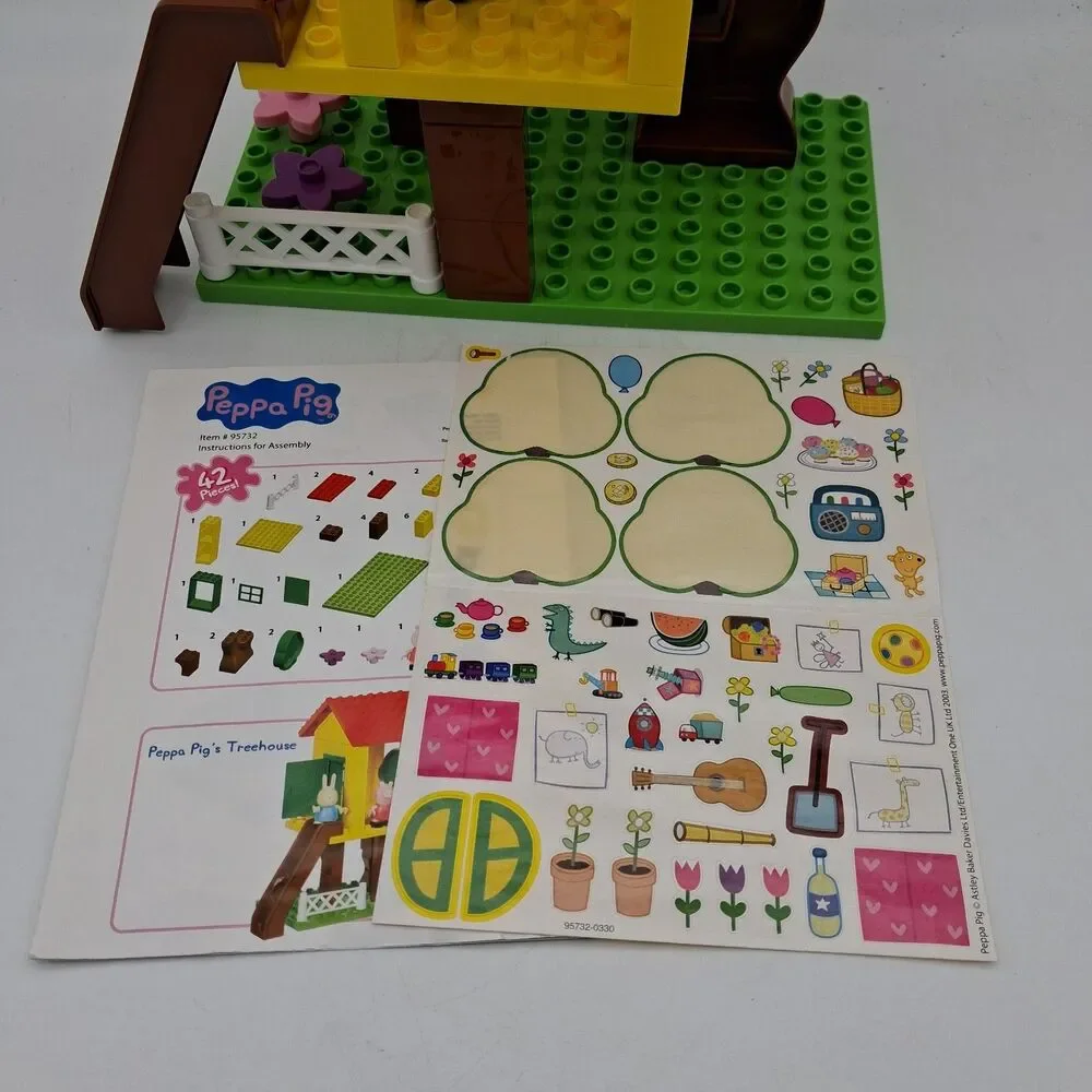 Peppa Pig Treehouse Buildable Playset Jazwares ~ Missing Figures